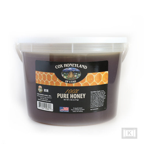 5 lb Pure Honey Bucket – Cox Honeyland & Gifts