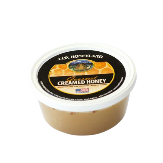 6oz Creamed Honey Tub – Cox Honeyland & Gifts