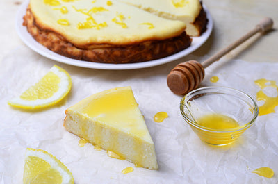 Honey Lemon Cheesecake Bars