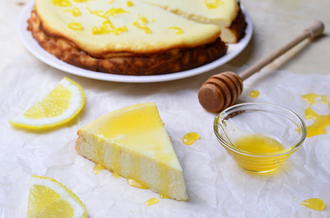 Honey Lemon Cheesecake Bars