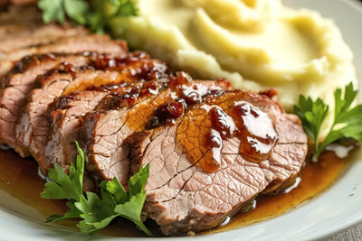 Pork Tenderloin with Honey-Balsamic Sauce