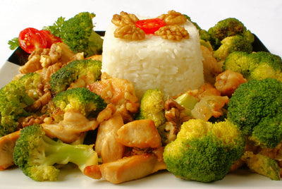 Szechuan Walnut Chicken Stir-Fry