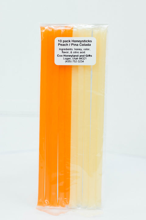 Flavored Honey Sticks (10 Pack - Multi-flavor Gift Pack)