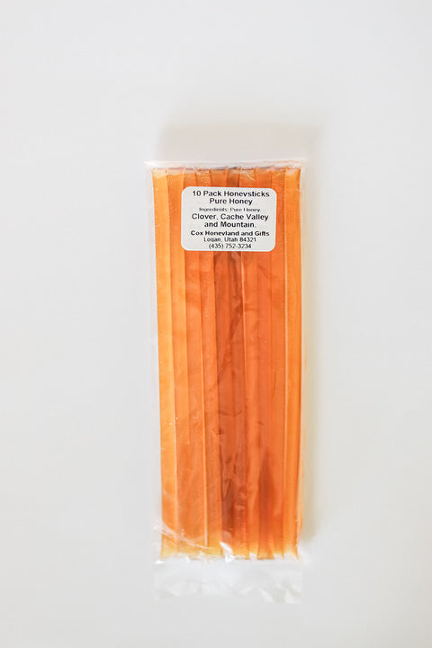 Flavored Honey Sticks (10 Pack - Multi-flavor Gift Pack)