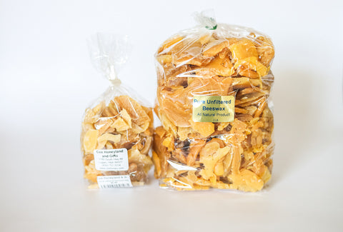 Pure Unfiltered Beeswax (Bulk Bagged Pieces)