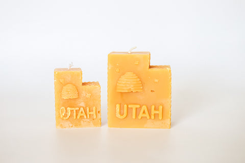 Pure Utah Beeswax Candles