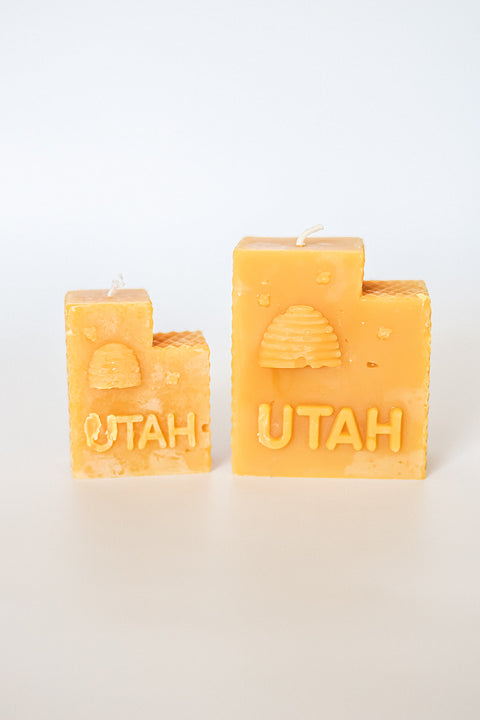 Pure Utah Beeswax Candles