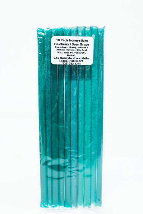 Flavored Honey Sticks (10 Pack - Multi-flavor Gift Pack)