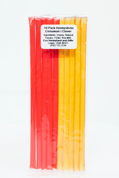 Flavored Honey Sticks (10 Pack - Multi-flavor Gift Pack)