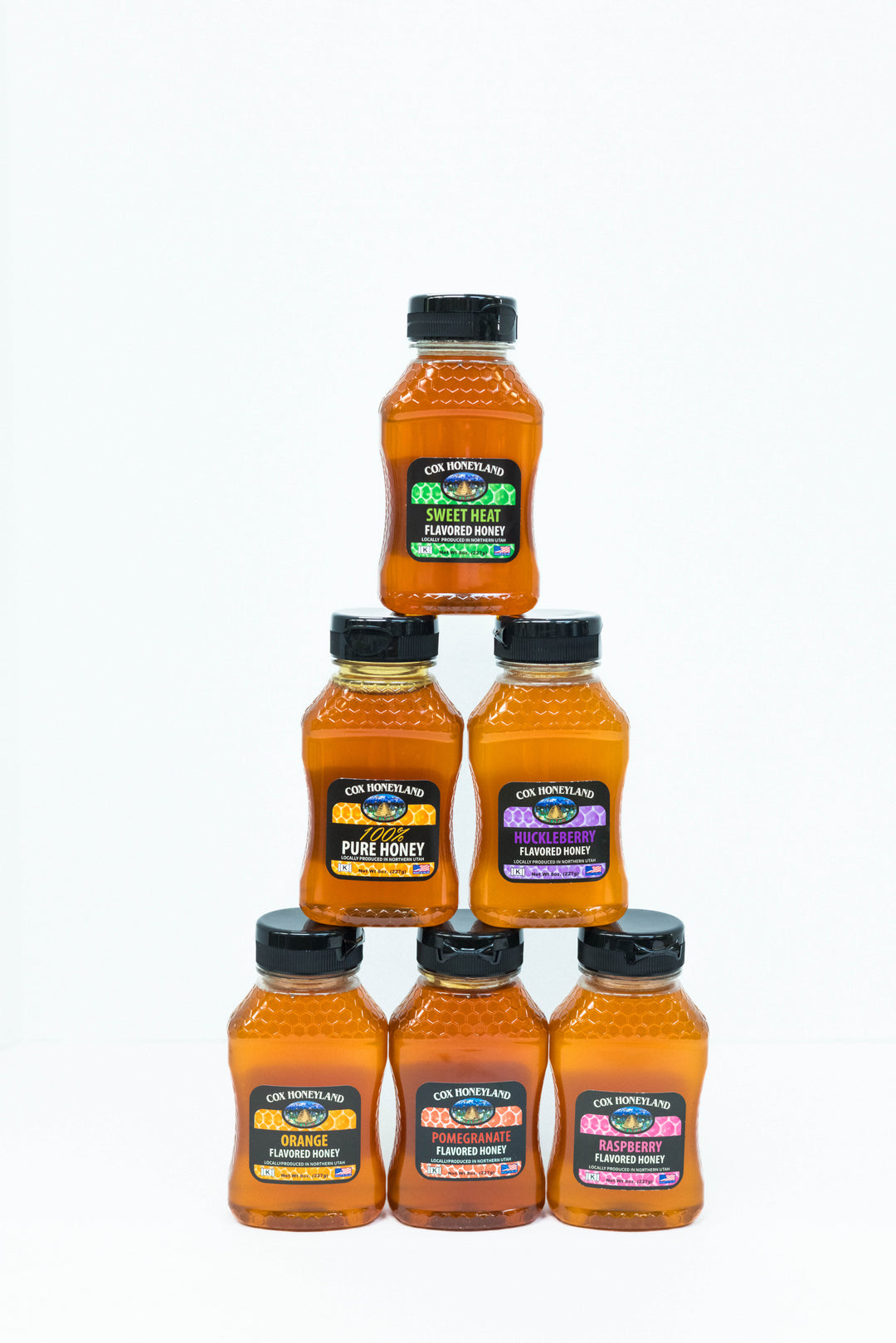 8 oz Squeeze Flavored Honey – Cox Honeyland & Gifts