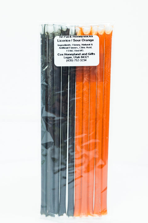 Flavored Honey Sticks (10 Pack - Multi-flavor Gift Pack)