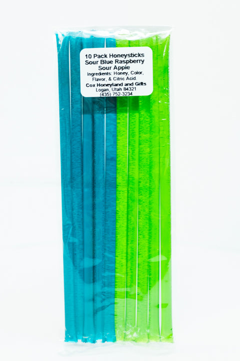 Flavored Honey Sticks (10 Pack - Multi-flavor Gift Pack)