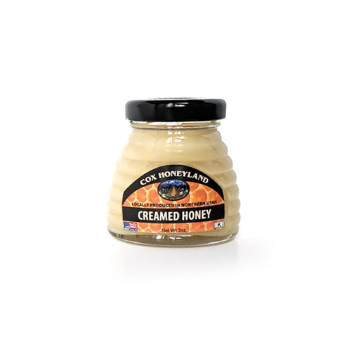 Creamed Honey Glass Skep
