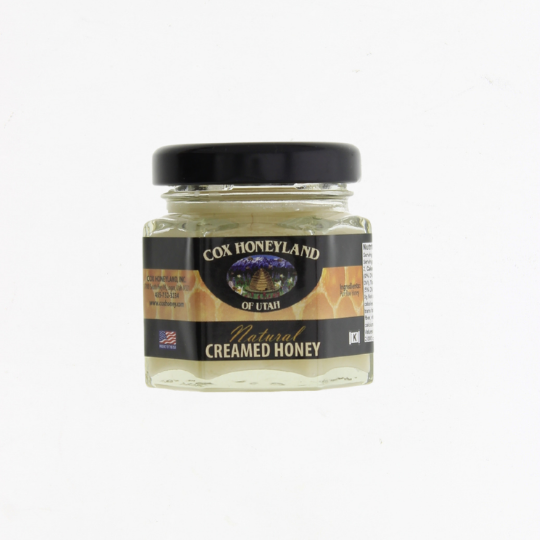 2 oz Creamed Honey Honeycomb Jar – Cox Honeyland & Gifts 2 oz Creamed Honey Honeycomb Jar – Cox Honeyland & Gifts