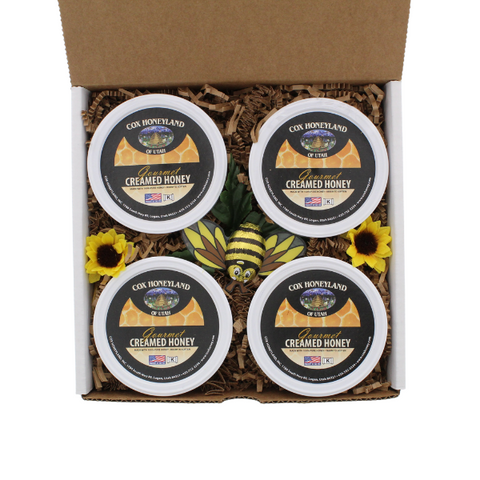 Mini Creamed Honey Quad Gift Box