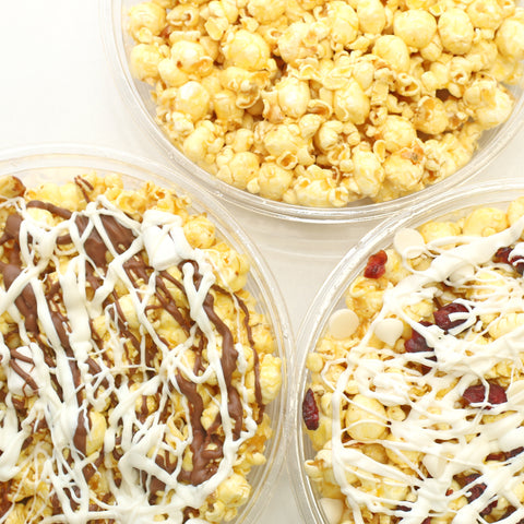 Specialty Flavor Honey Almond Popcorn Tray